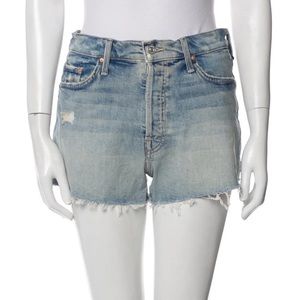 MOTHER denim mini shorts